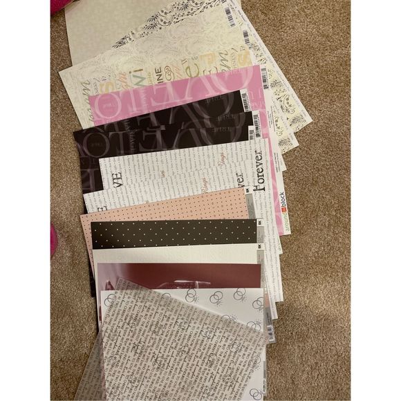 Scrapbook Paper 5 Pounds Various Bundles Crafting Scrapbooking Card Making - Picture 6 of 16